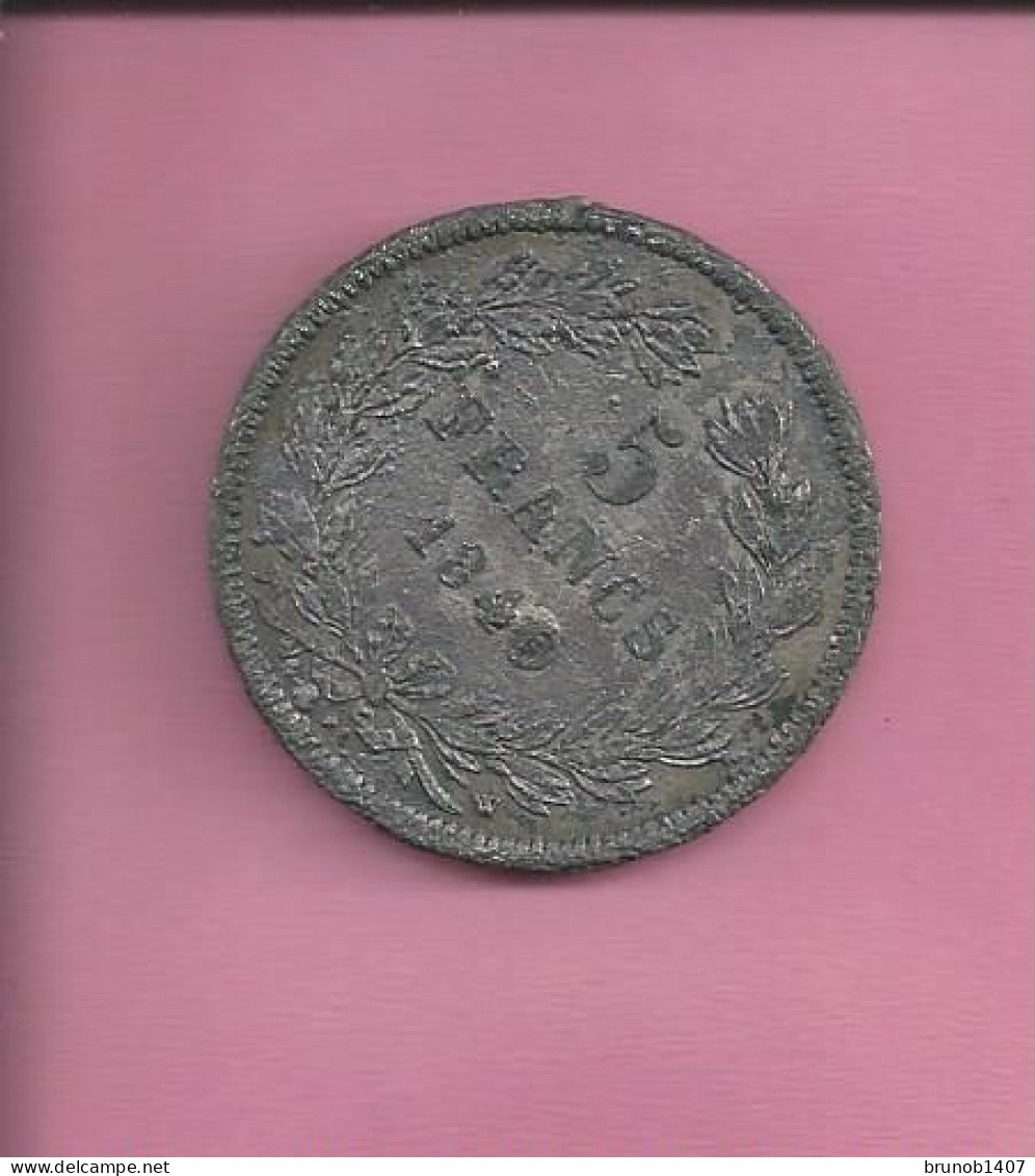 LOUIS PHILIPPE 5 FRANCS 1840  Fausse Piece ??? - 5 Francs