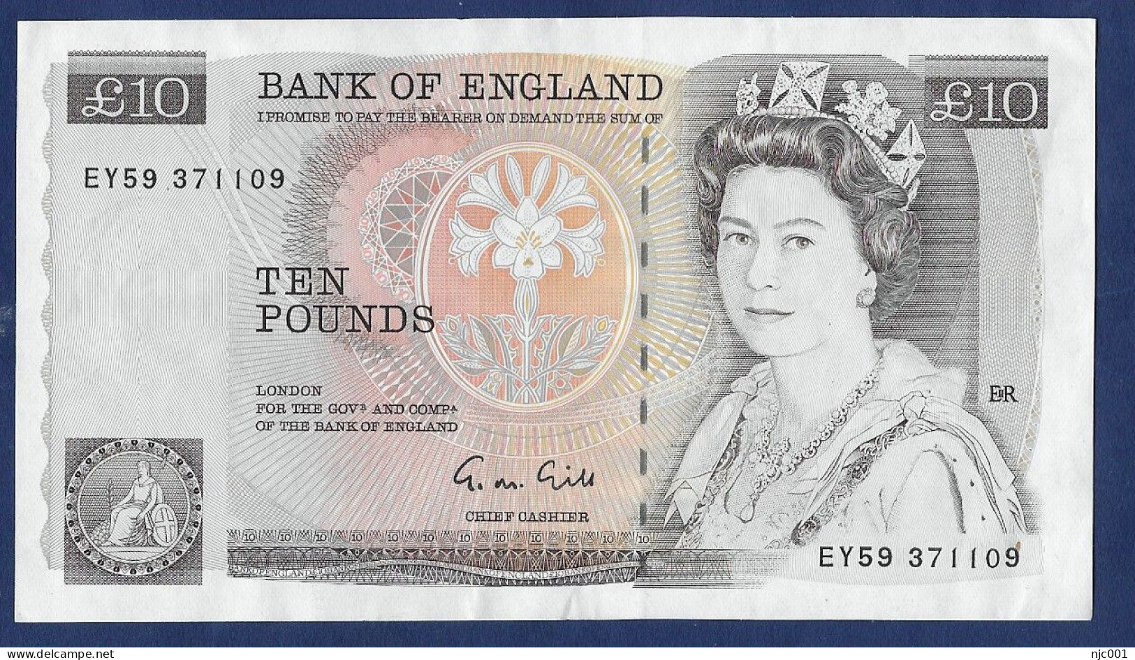 Gill 10 Pounds Banknote EY59 - 10 Ponden