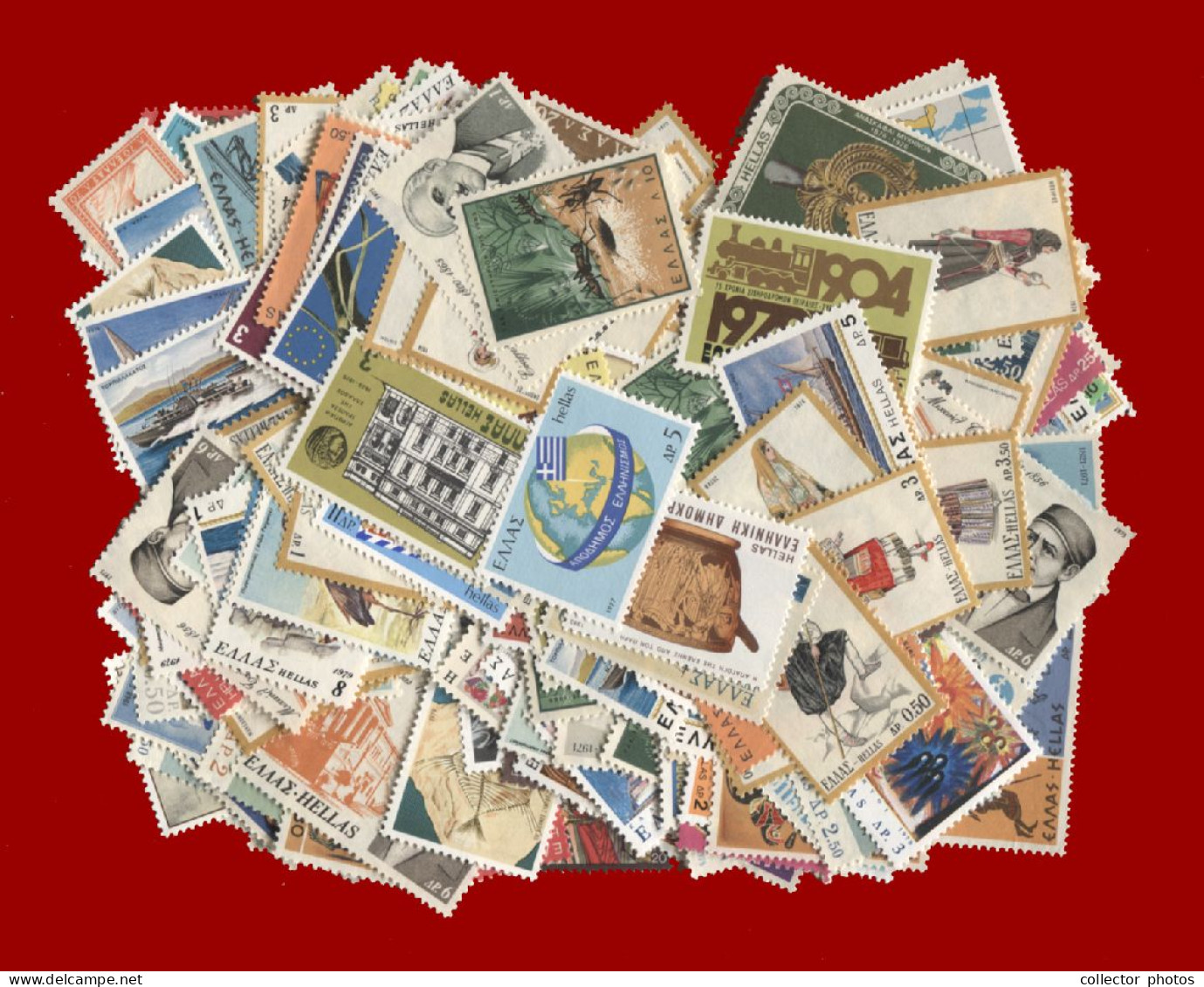 Lot Of 290 Greek Stamps MNG (unsealed But Without Gum) [de053] - Collections