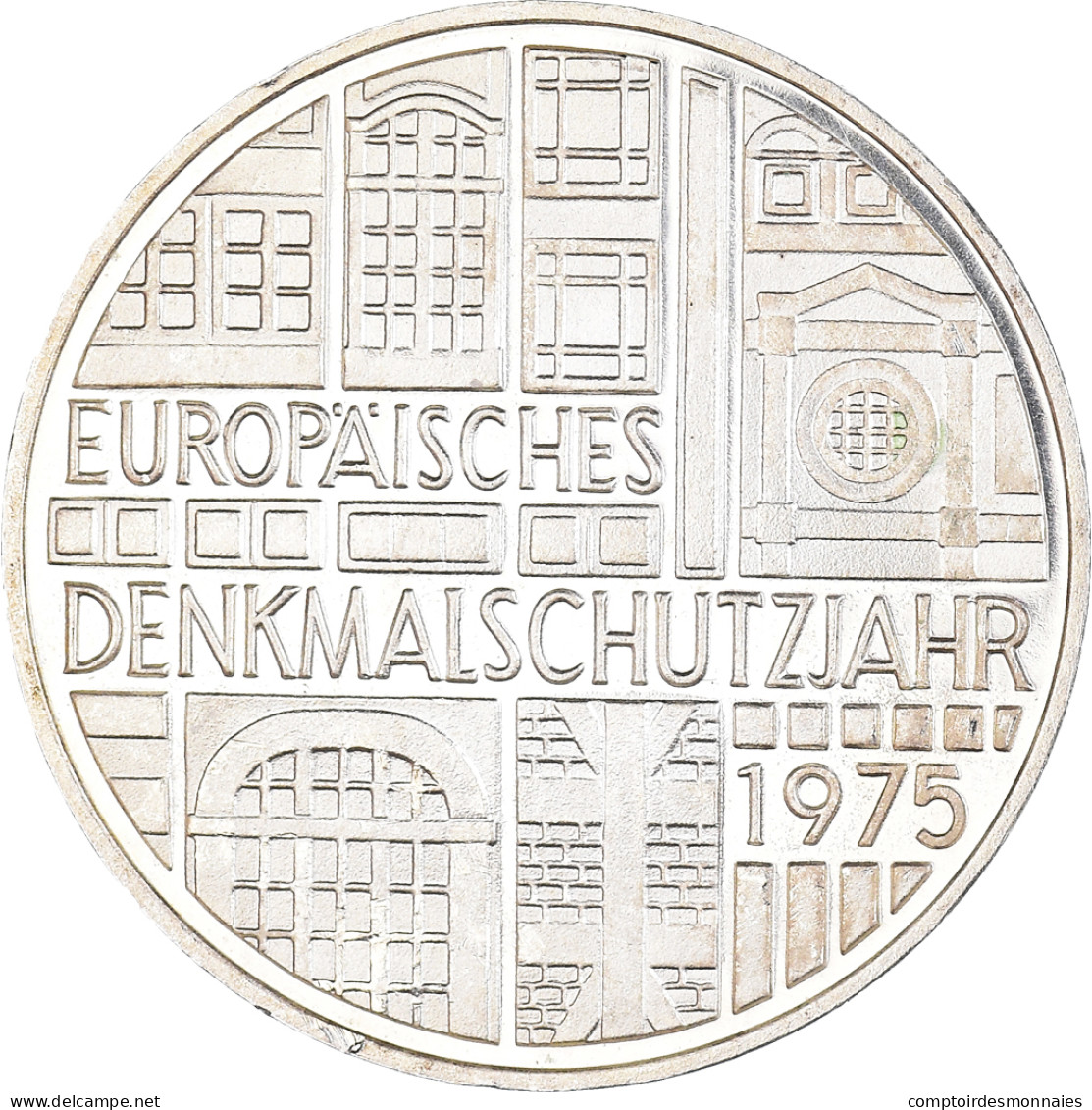 Monnaie, République Fédérale Allemande, 5 Mark, 1975, Stuttgart, Germany - 5 Mark