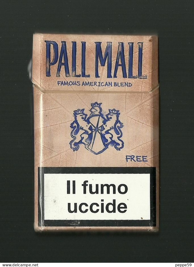 Tabacco Pacchetto Di Sigarette Italia - Pall Mall Free 01 Da 20 Pezzi - Vuoto - Sigarettenkokers (leeg)