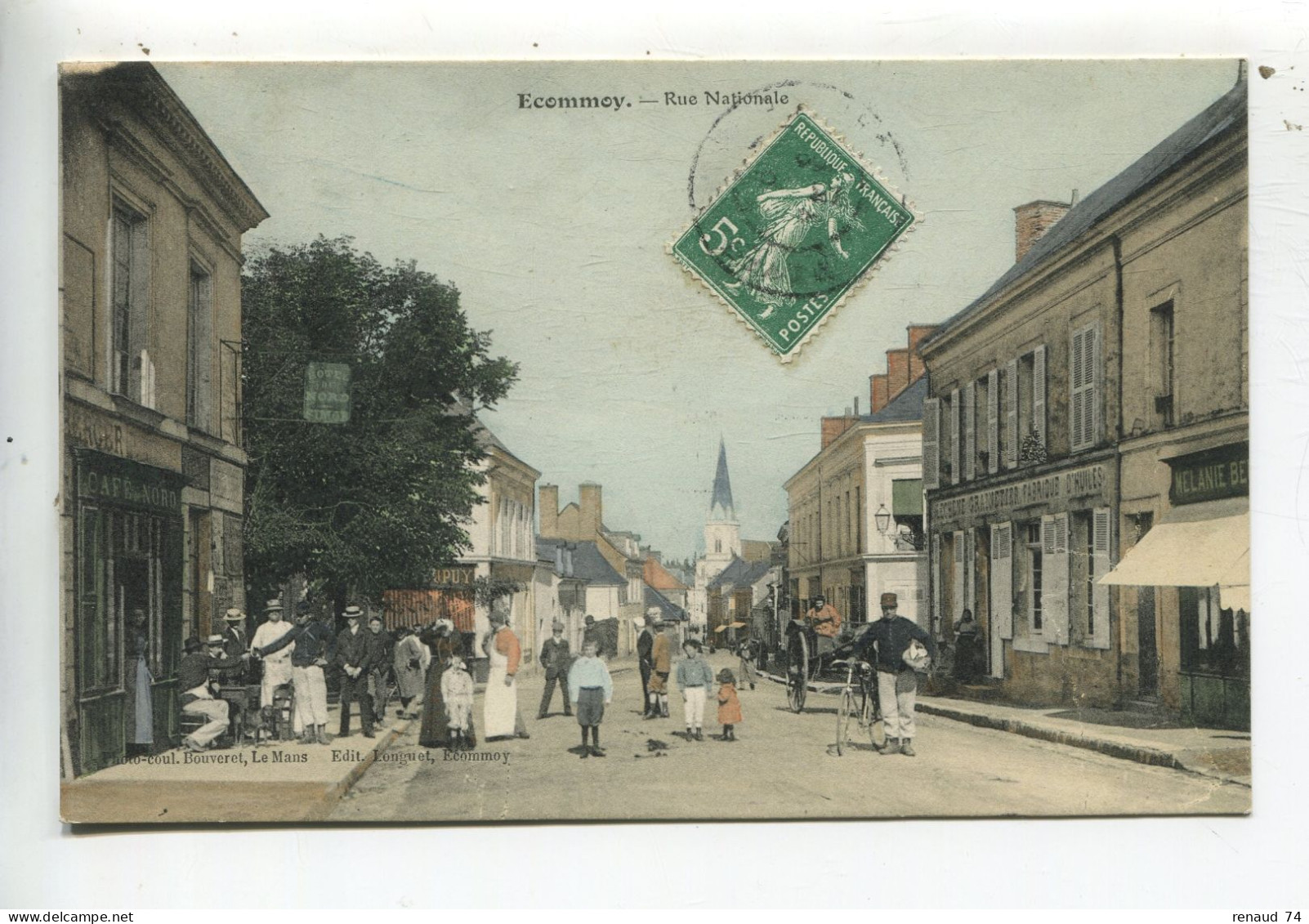 Ecommoy Sarthe Rue Nationale - Ecommoy