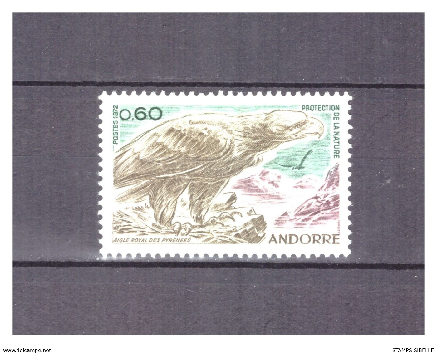 ANDORRE   . N°  219  .  60 C   OISEAU     .  NEUF   . **  .SUPERBE  . - Nuevos