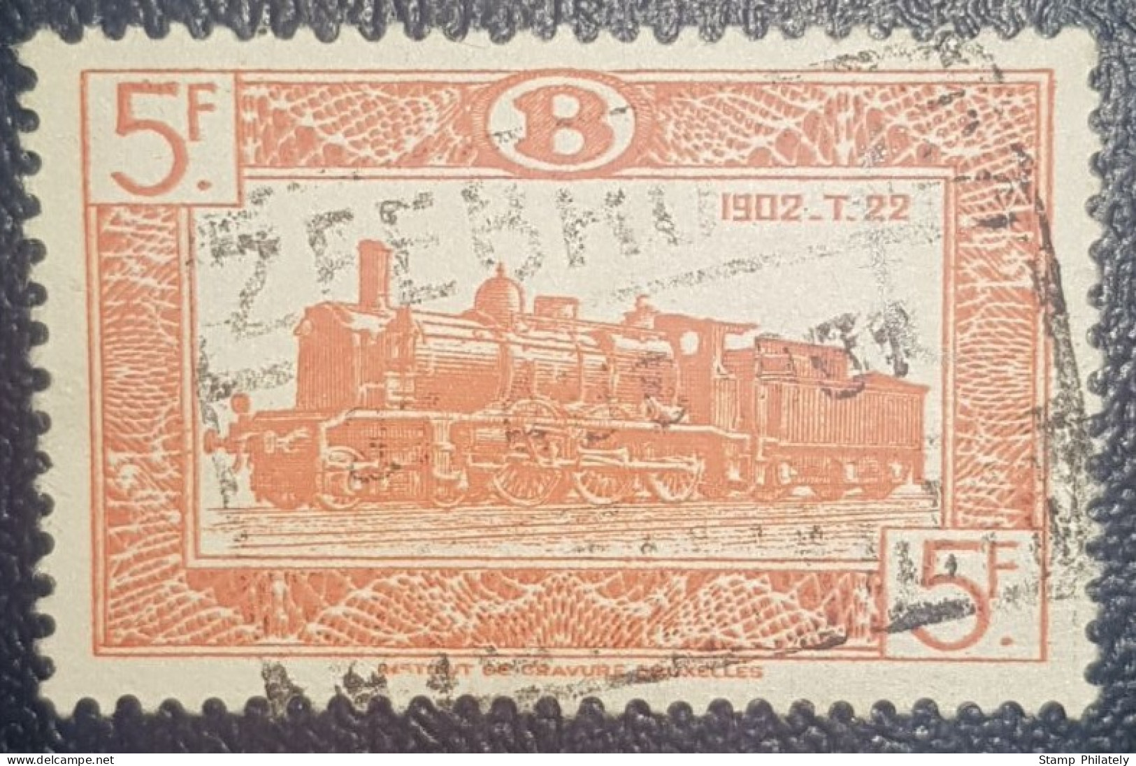 Belgium Railway Locomotives Used Stamp - Sonstige & Ohne Zuordnung
