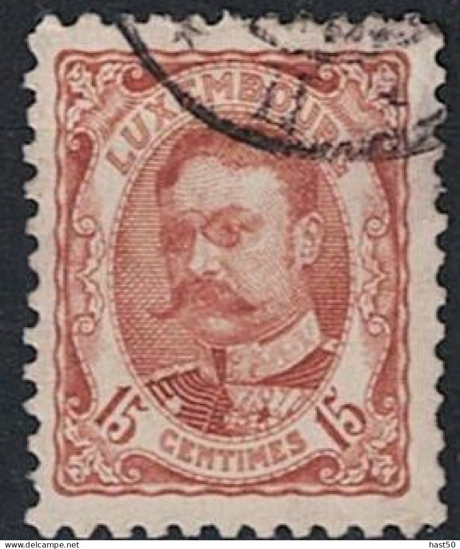Luxemburg - Großherzog Wilhelm IV. (MiNr: 72/9) 1906 - Gest Used Obl - 1895 Adolfo De Perfíl