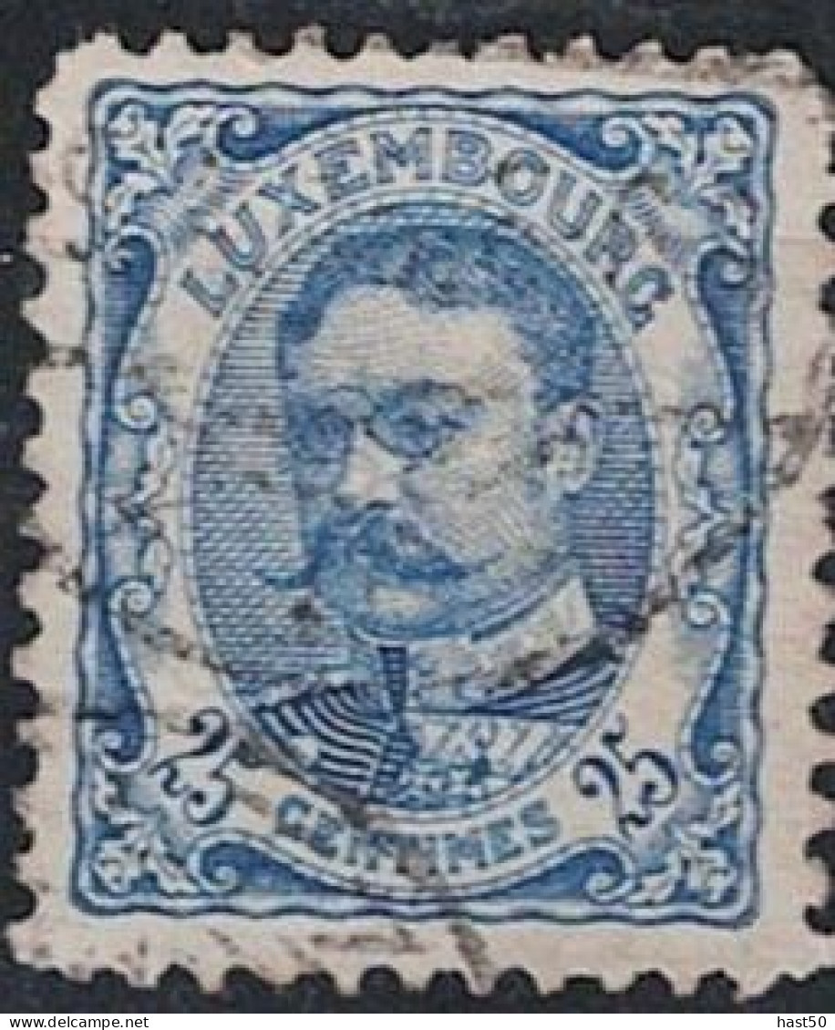 Luxemburg - Großherzog Wilhelm IV. (MiNr: 72/9) 1906 - Gest Used Obl - 1895 Adolfo De Perfíl
