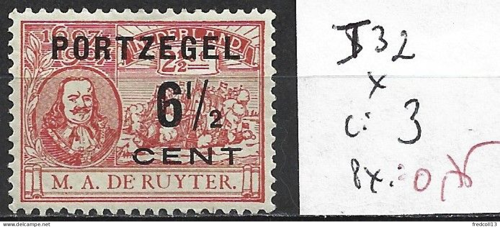 PAYS-BAS TAXE 32 * Côte 3 € - Postage Due