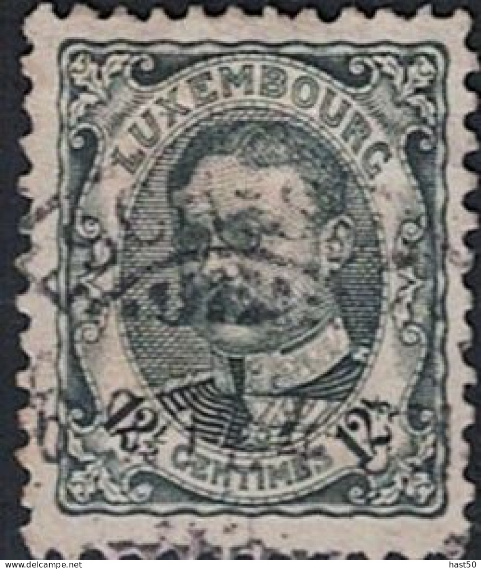Luxemburg - Großherzog Wilhelm IV. (MiNr: 73) 1906 - Gest Used Obl - 1895 Adolphe Rechterzijde