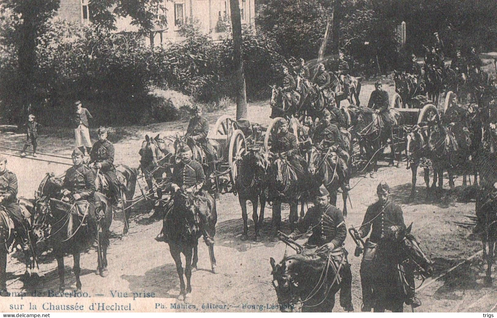 Camp De Beverloo - Vue Prise Sur La Chaussée D'Hechtel - Leopoldsburg (Kamp Van Beverloo)