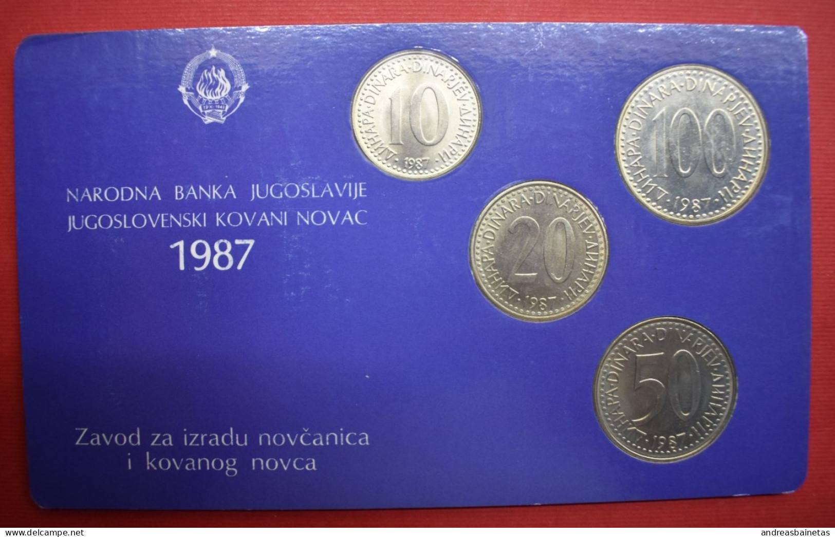 Coins Yugoslavia SET COINS 1987 - Yougoslavie