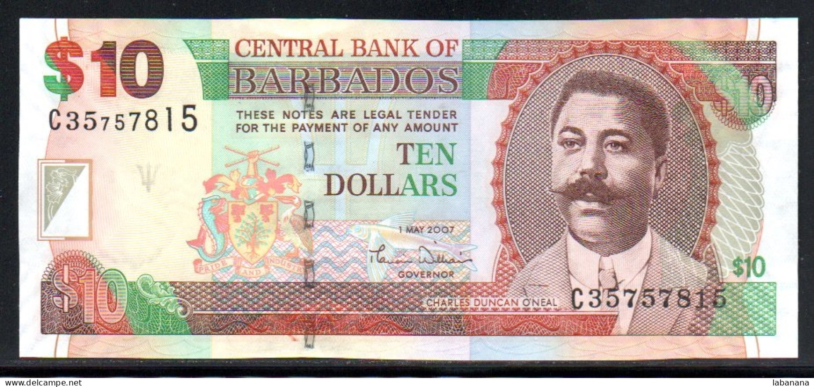 685-Barbade 10$ 2007 C35 Neuf/unc - Barbados