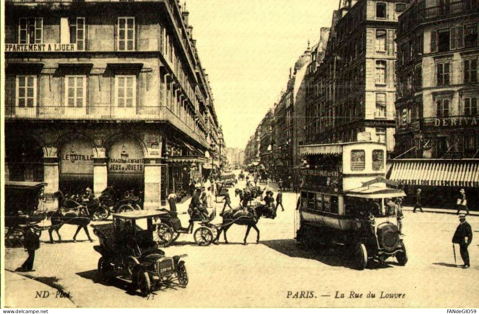 RUE  DU LOUVRE /// REPRODUCTION   // 50 - Autres Monuments, édifices