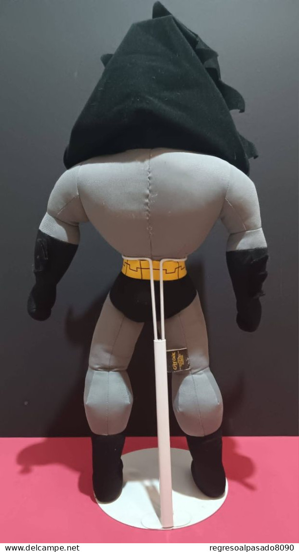 antiguo muñeco peluche batman serie the animated dc comics city chix de famosa