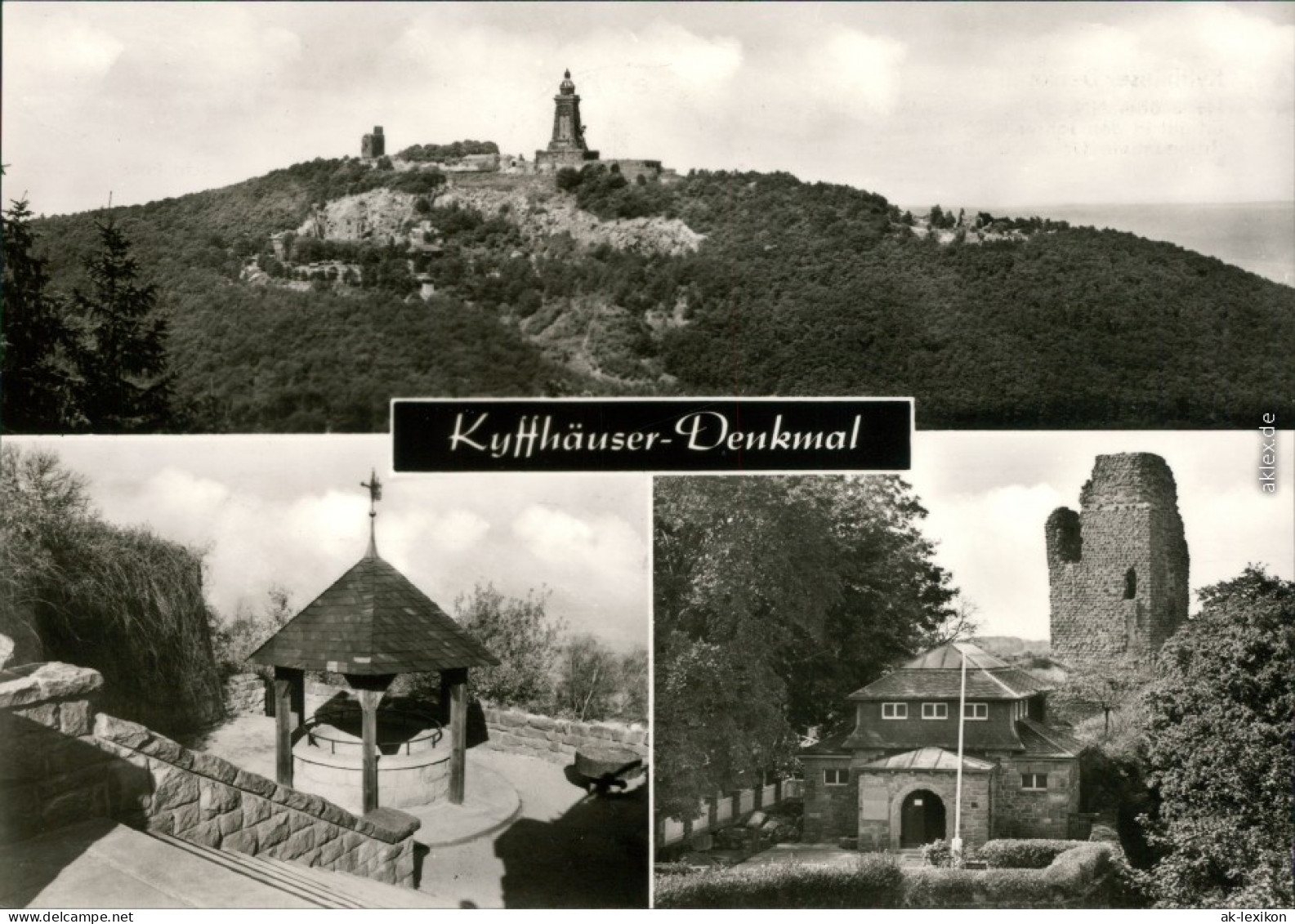 Kelbra (Kyffhäuser) Kaiser-Friedrich-Wilhelm-(Barbarossa) Denkmal - Brunnen 1976 - Kyffhaeuser