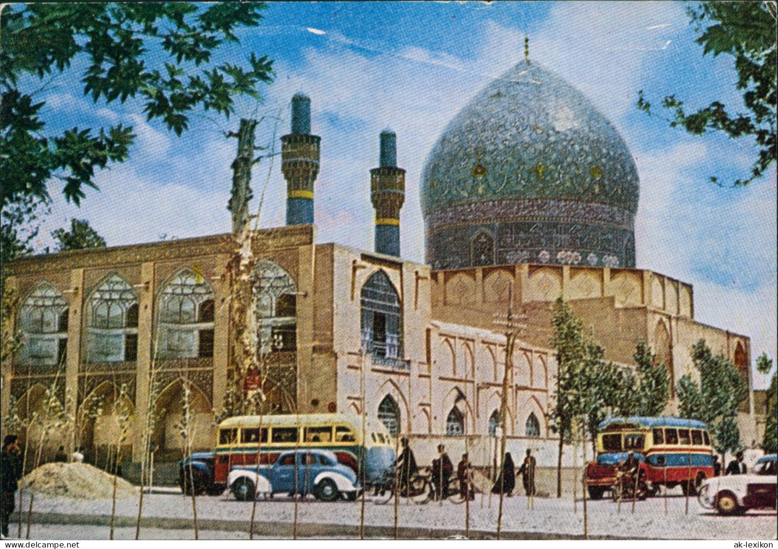 Teheran اصفهان - مدرسه چهار باغ Isfahan-Chahar Bage Mosque 1981 - Iran