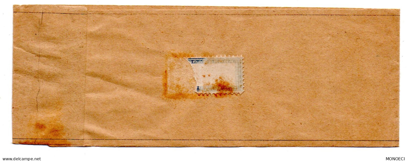 MONACO -- MONTE CARLO -- BANDE De JOURNAL -- Prince Charles III 1 C. Olive Sur Bulle - Postal Stationery