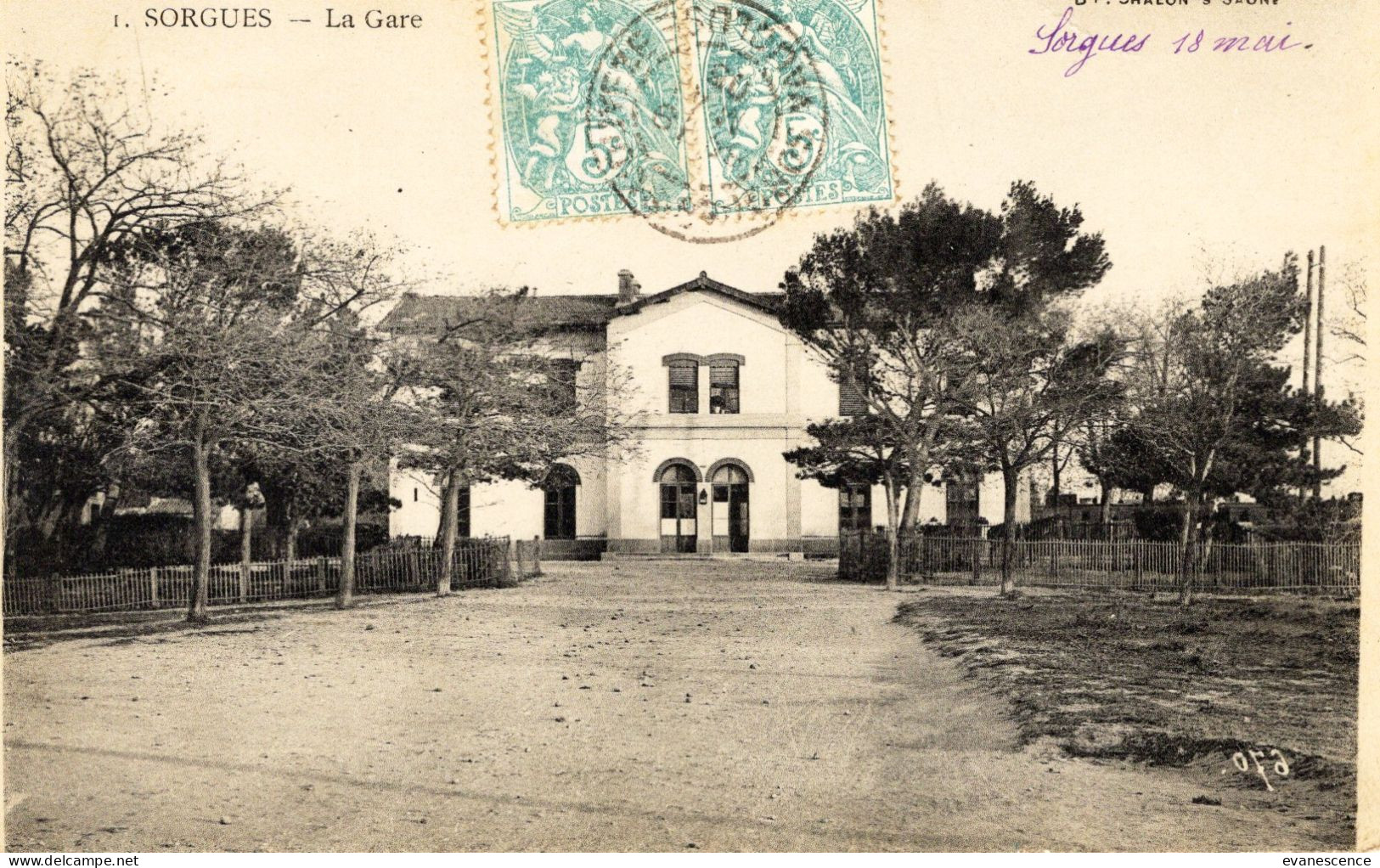 84 : Sorgues : La Gare    /// Ref.  Mars 24. ///  N°  29.404 - Sorgues