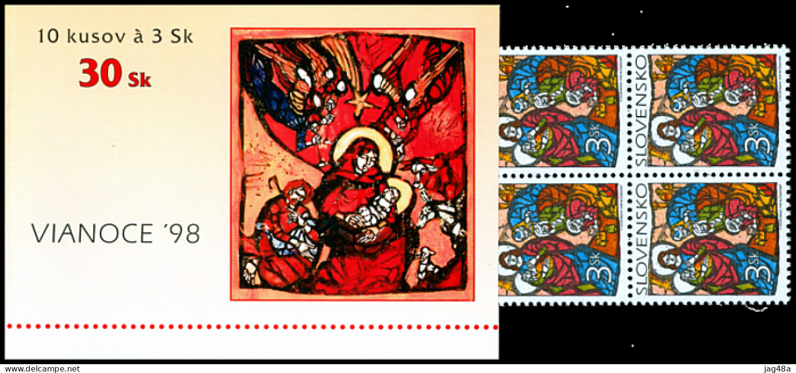 SLOVAKIA..1998/Christmas'98 - Adoration Of The Magiciens- Booklet.. Unused/10v  - MintNH. - Neufs