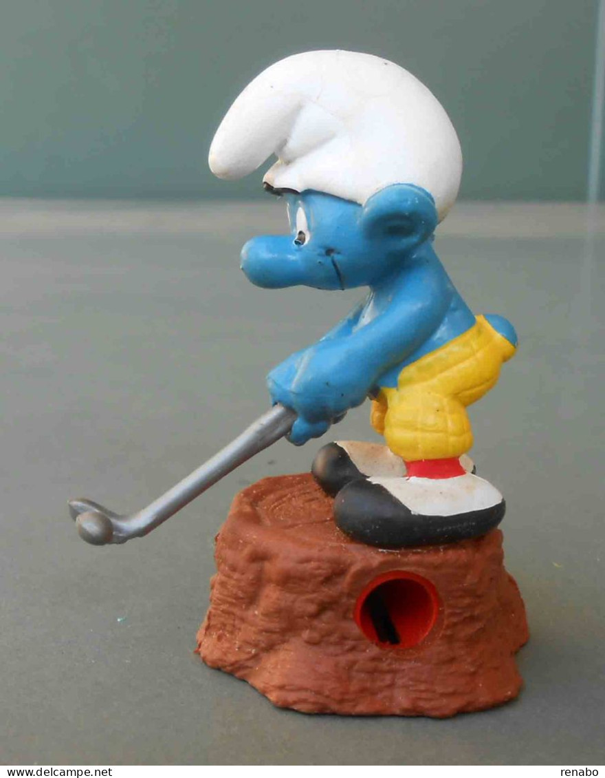 Puffo, Smurf, Schtroumpf, Schlümpf; Game Of Golf. Never Used. Temperamatite, Pencil-Sharpener, Taille Crayon, Anspitzer. - Smurfen