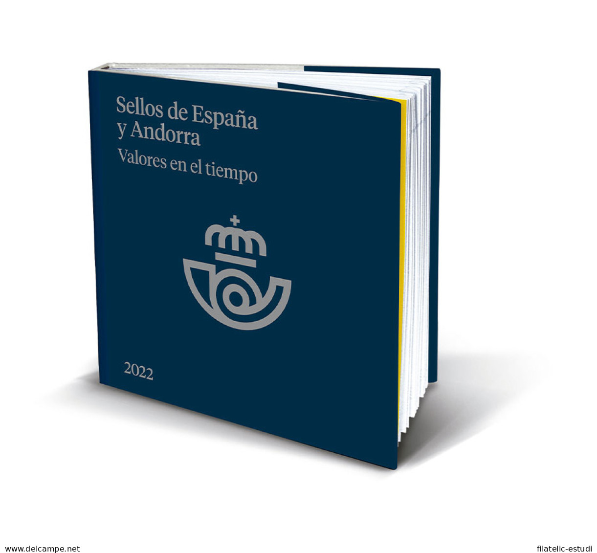 Libro Album Oficial De Sellos España Y Andorra Año Completo 2022 Sin Sellos - Emissions Républicaines