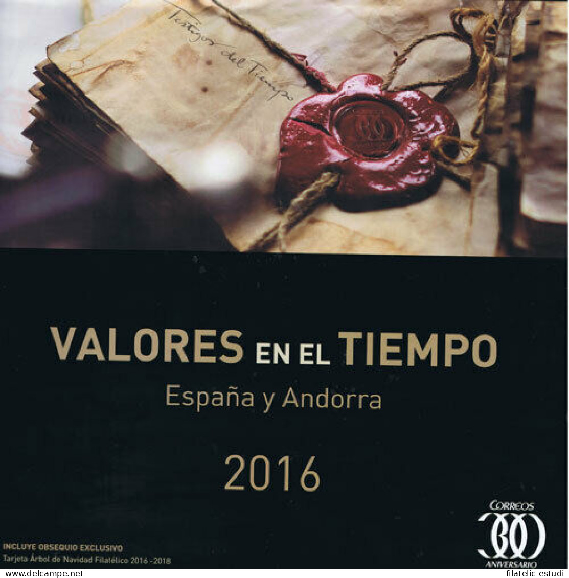 Libro Album Oficial De Sellos España Y Andorra Año Completo 2016 Sin Sellos - Republican Issues