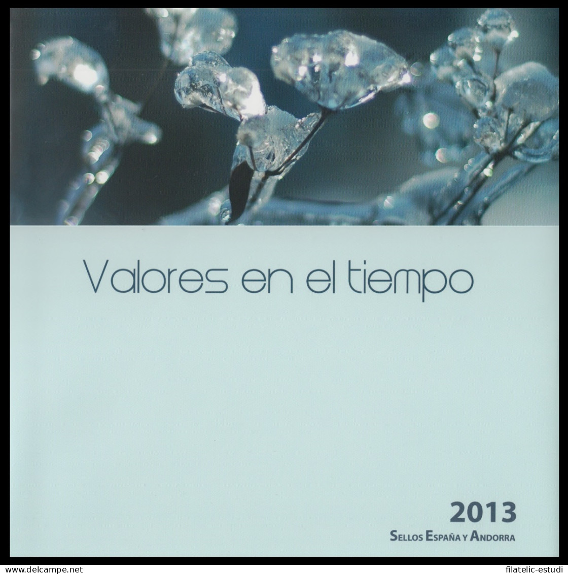 Libro Album Oficial De Sellos España Y Andorra Año Completo 2013 Sin Sellos - Republican Issues