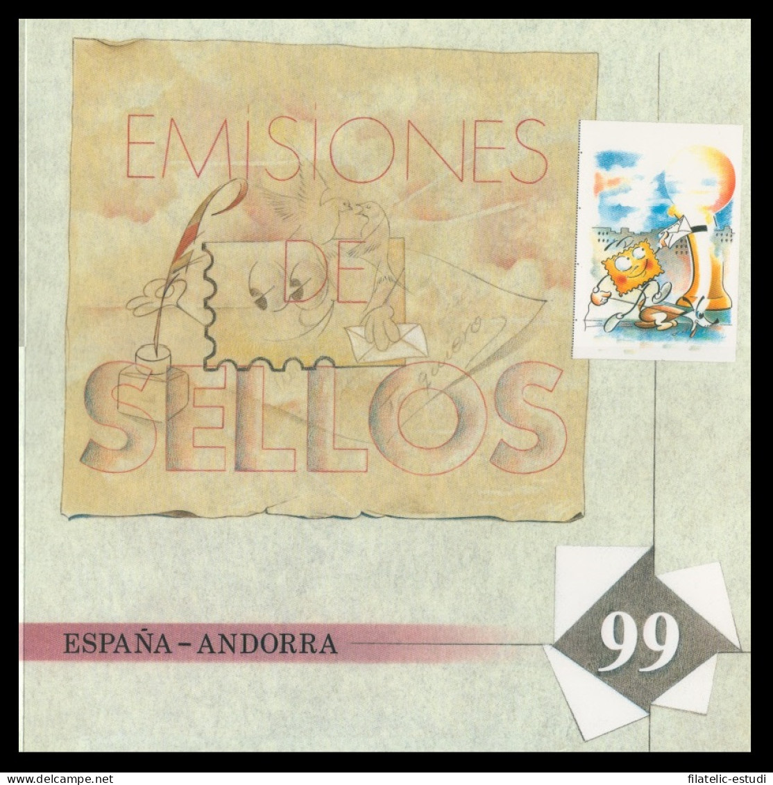 Libro Oficial Correos España Y Andorra 1999 - Emisiones Repúblicanas