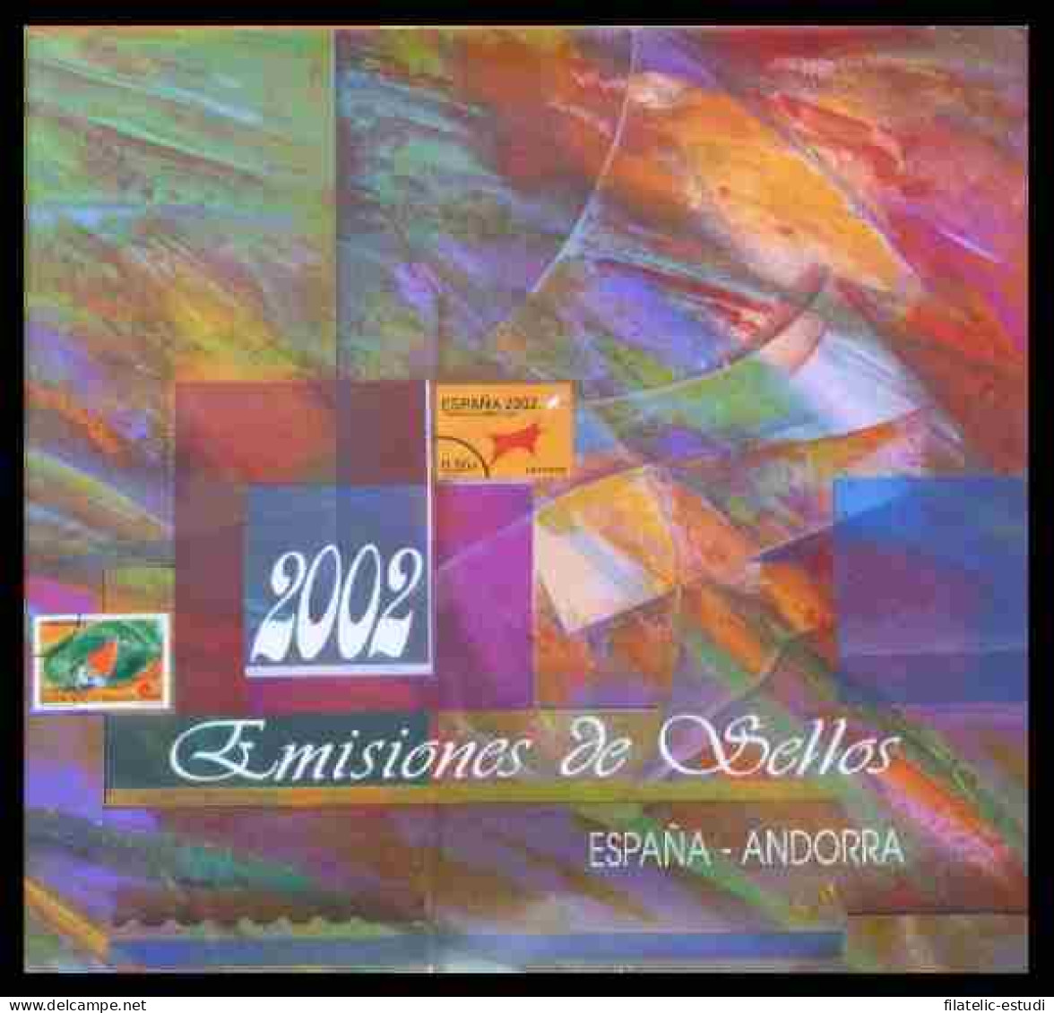 Libro Album Oficial De Sellos España Y Andorra 2002 - Emissioni Repubblicane
