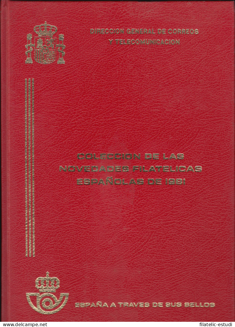 Libro Oficial Correos España 1981 Novedades Filatélicas - Emissions Républicaines