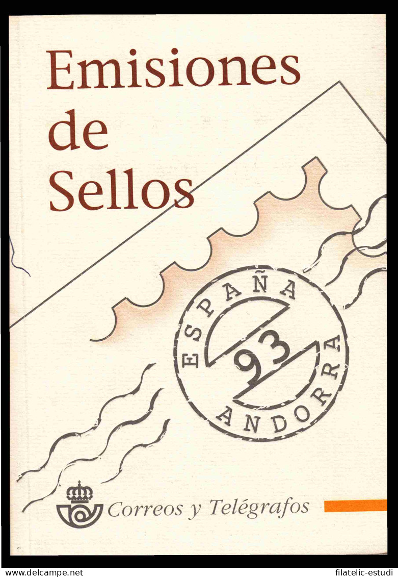 Libro Oficial Correos España Y Andorra 1993 - Emissioni Repubblicane