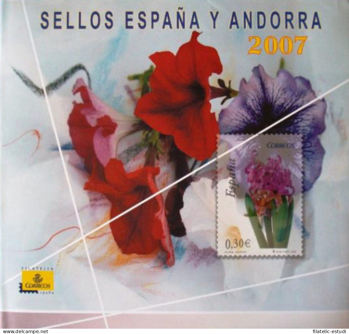 Libro Album Oficial De Sellos España Y Andorra 2007 - Emissioni Repubblicane