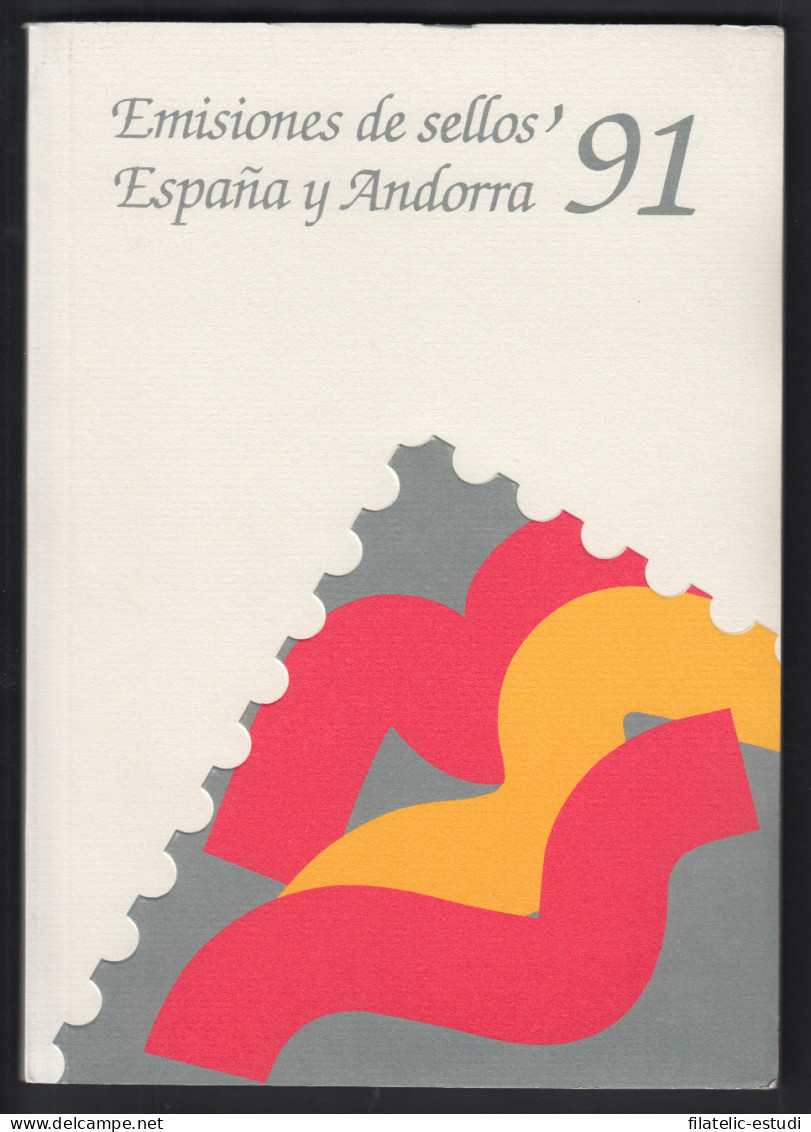 Libro Oficial Correos España Y Andorra 1991 - Emissions Républicaines