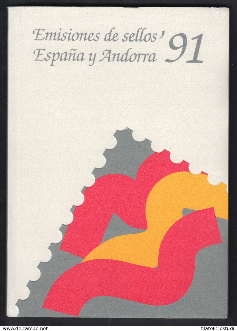 Libro Oficial Correos España Y Andorra 1991 - Emisiones Repúblicanas