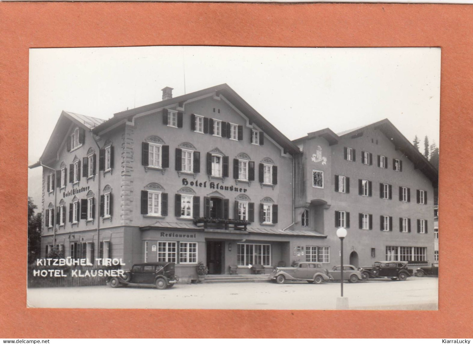 KITZBUHEL - AUTRICHE - TYROL - HOTEL KLAUSNER - ECHTE PHOTOGRAPHIE - OLDTIMERS CAR'S AUTOMOBILE AUTO - NEUVE - Kitzbühel