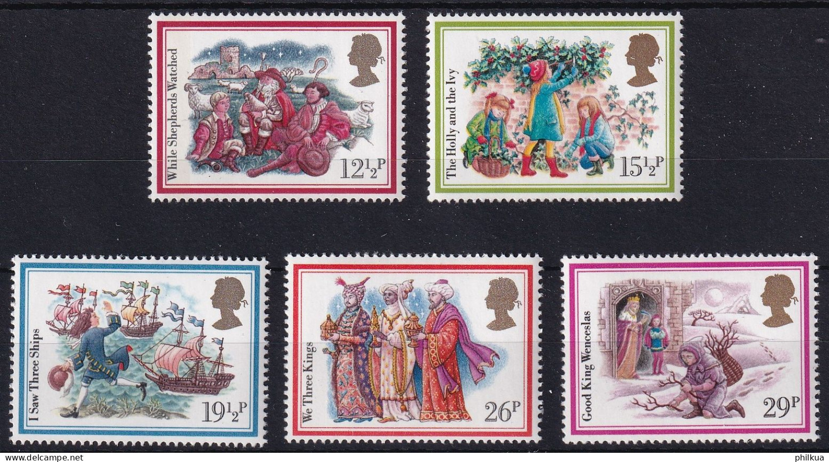 Großbritannien - MiNr. 933 - 937 - Weihnachten, Weihnachtsmarken - Postfrisch/**/MNH - Christmas