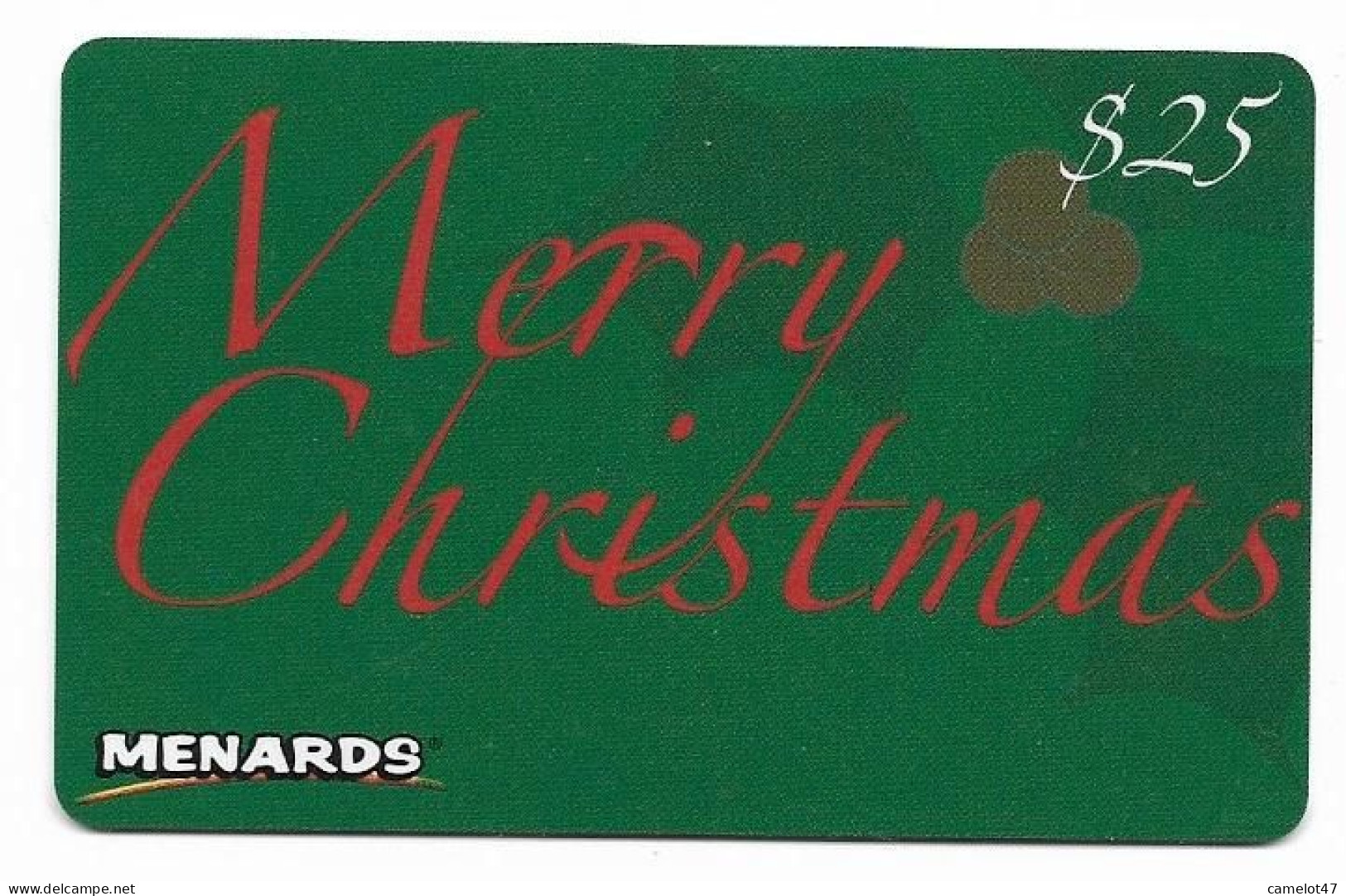 Menards  U.S.A., Carte Cadeau Pour Collection, Sans Valeur, # Menards-1 - Treuekarten