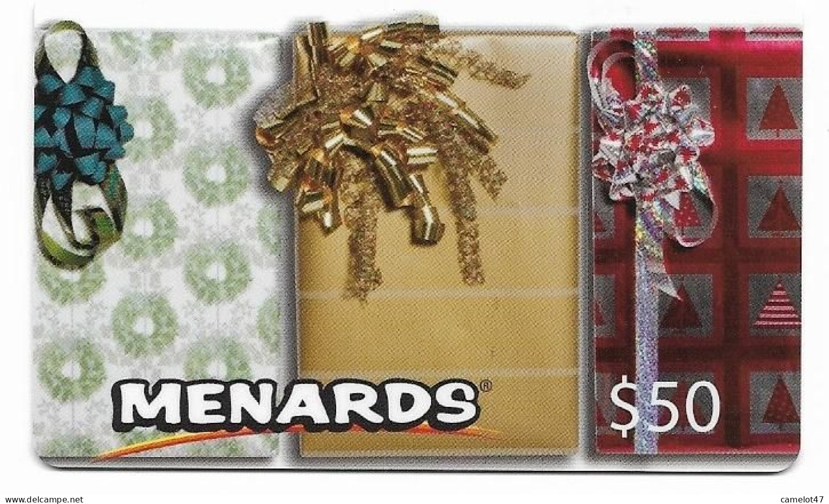 Menards  U.S.A., Carte Cadeau Pour Collection, Sans Valeur, # Menards-3 - Cadeaubonnen En Spaarkaarten