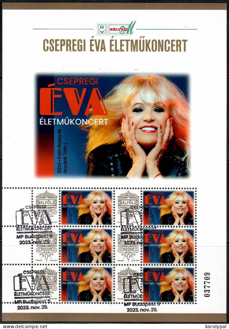 Hungary, 2023, Éva Csepregi, Singer, CTO - Covers & Documents