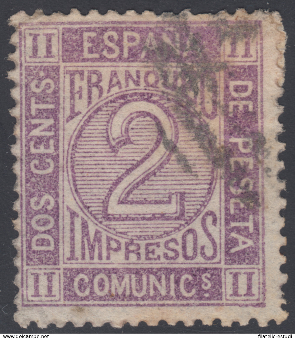 España Spain Variedad 116A 1872 Cifras Numbers Usado - Sonstige & Ohne Zuordnung