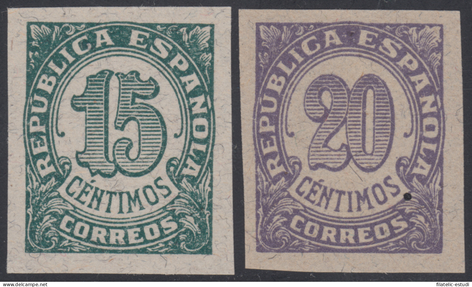 España Spain Variedad Lote 747sa + 748sa 1938 Cifras - Other & Unclassified