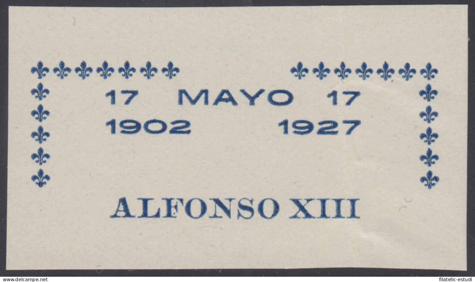 España Spain Variedad 372 (363/72) 1927 Improntas Alfonso XIII - Autres & Non Classés