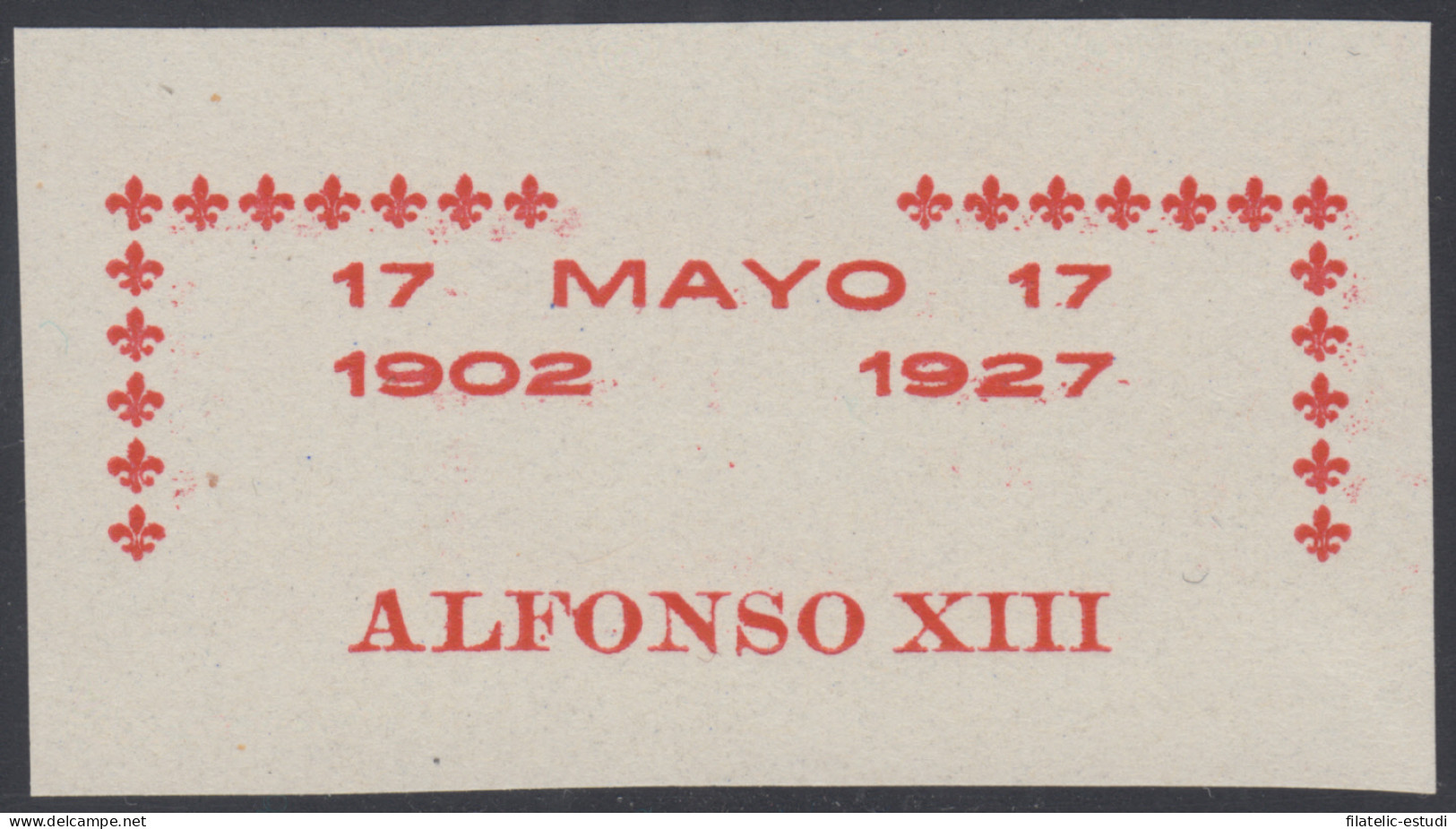 España Spain Variedad 368 (363/72) 1927 Improntas Alfonso XIII - Autres & Non Classés