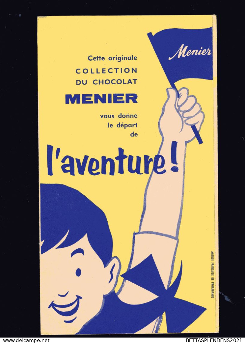 Chocolat MENIER - Collecteur Pour Vignettes " Jacqueline Et Les Bandits De Kerkedec " - Collecteur Vierge Sans Images - Albums & Catalogues
