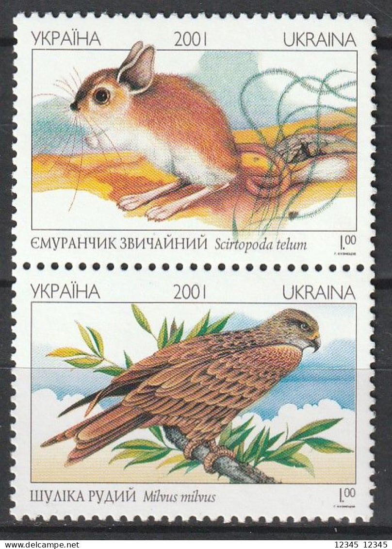 Ukraïne 2001, Postfris MNH, Birds, Animals - Ukraine