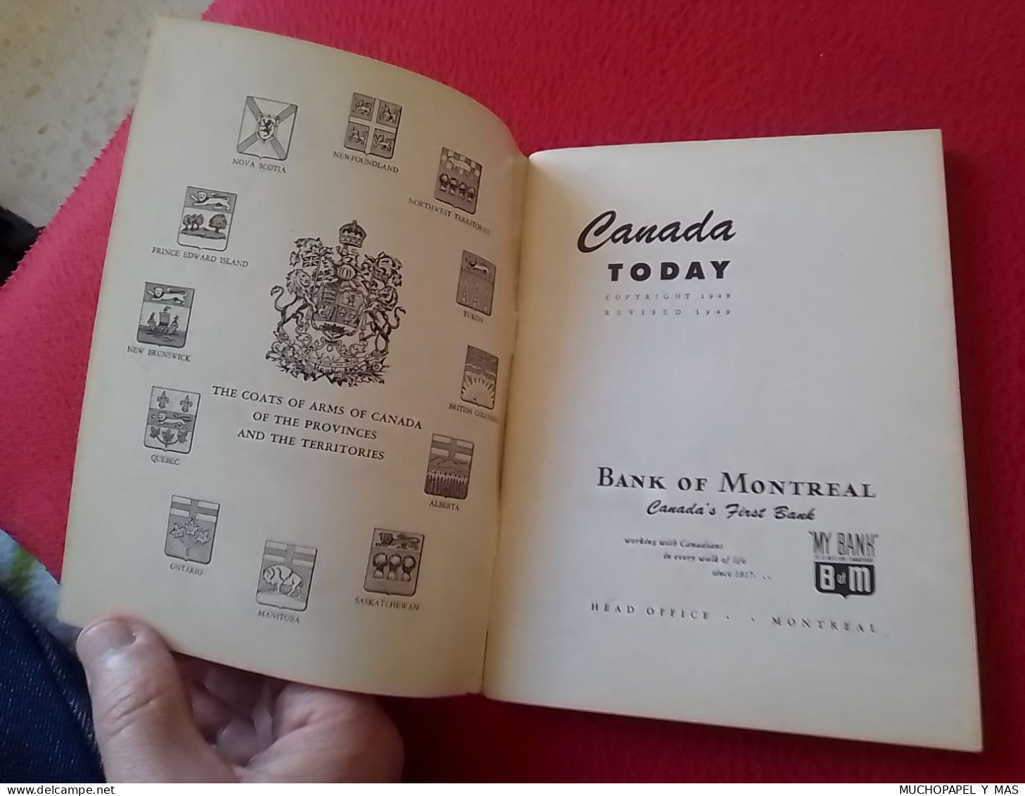 ANTIGUO LIBRO GUÍA O SIMILAR CANADA TODAY LAND OF OPPORTUNITY..FOR THE BUSINESSMAN SETTLER TOURIST..VER FOTOS.. - 1900-1949