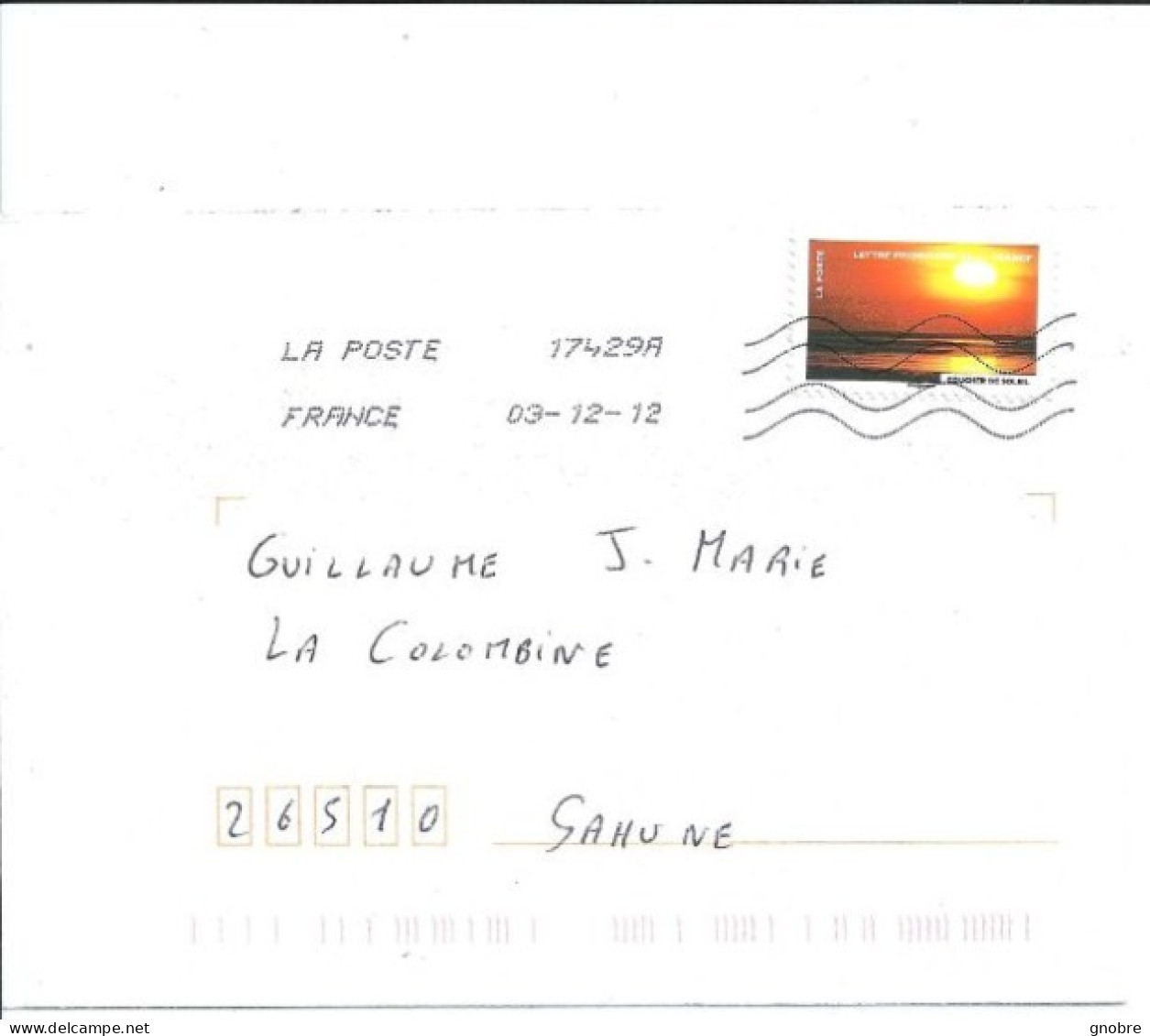 FRANCE 08 DIFFERENT COVERS CIRCULATED 2012 2013 - Briefe U. Dokumente