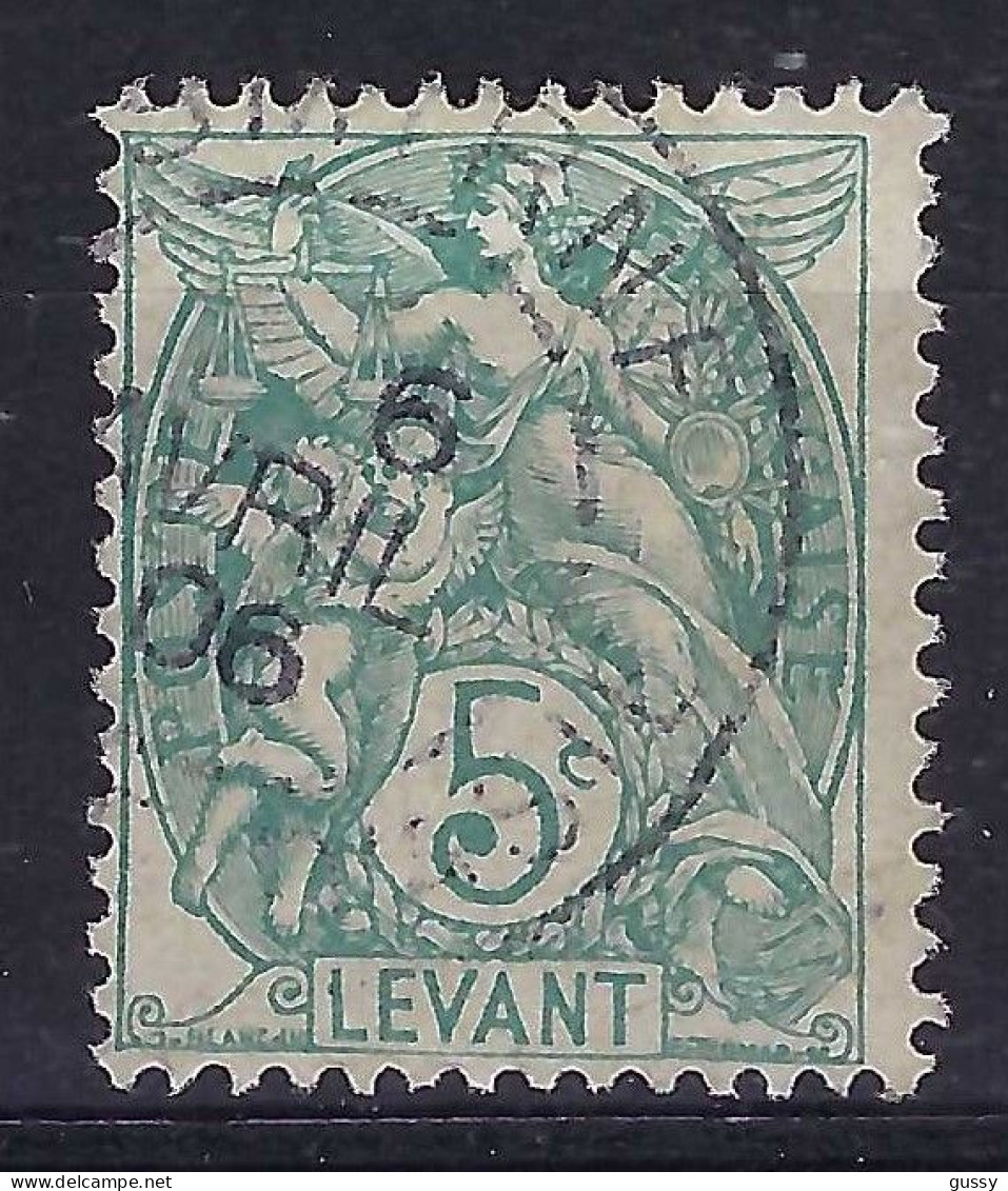 FRANCE Levant Ca.1906: Le Y&T 13 Obl. CAD "Smyrne" - Oblitérés