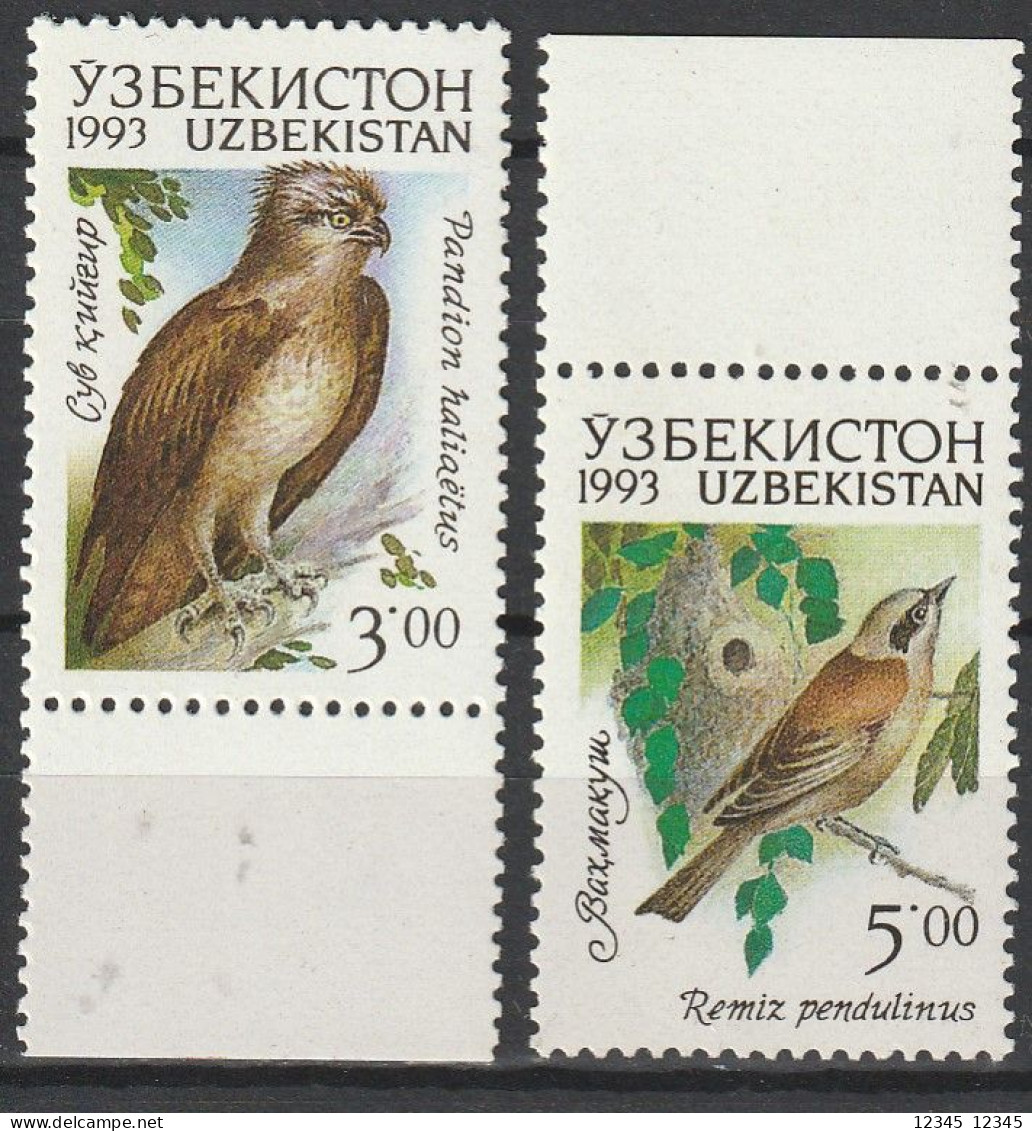 Uzbekistan 1993, Postfris MNH, Birds - Ouzbékistan