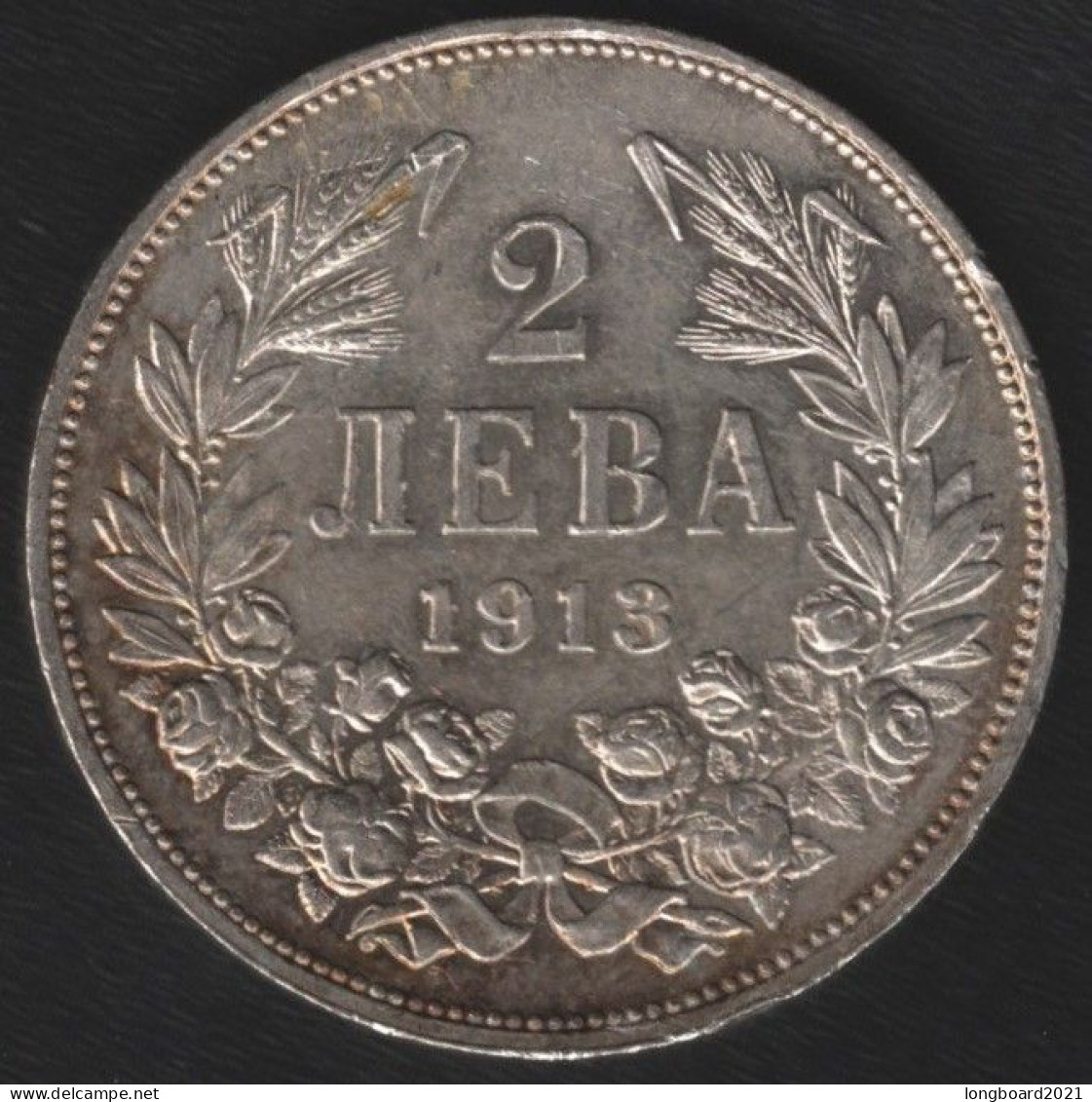 BULGARIA - 2 LEVA 1913 -SILVER- - Bulgarie