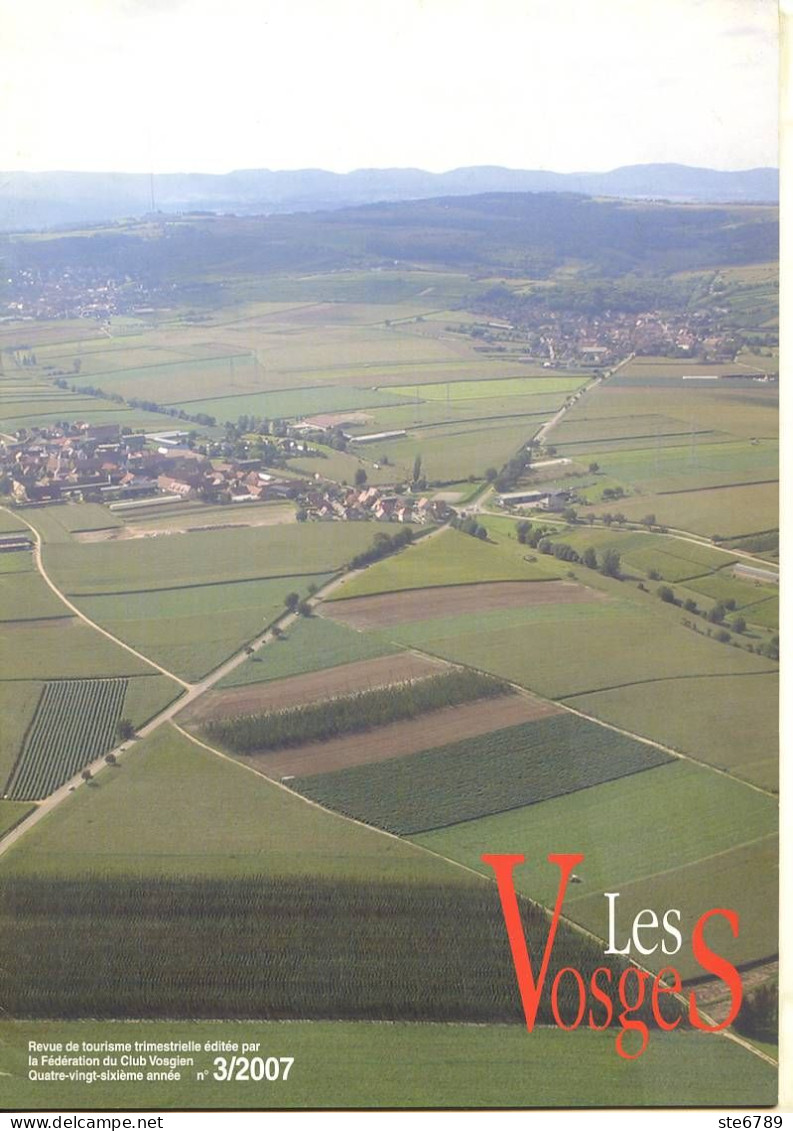 LES VOSGES Revue Club Vosgien 2007 N° 3 Alsaciens A Nancy 1870 1914 , Vallée Hure , Kochersberg , Grand Tetras - Lorraine - Vosges